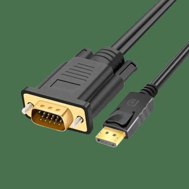 Imagem de Adaptador Cabo Displayport Para Vga 1,80 Metros 1080P Fhd
