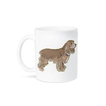 Imagem de 3dRose Caneca Cocker Spaniel Cuddly e fofa, 443 ml, cerâmica