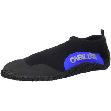 Imagem de O'Neill Wetsuits Botas masculinas Reactor 2 mm Reef acessórios de roupa de mergulho, preto/Pacífico, 42