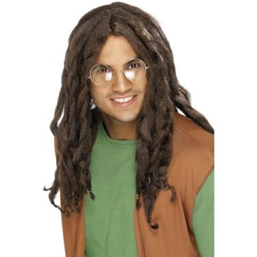 Imagem de Peruca masculina Smiffy's Dreadlock, Marrom, tamanho nico