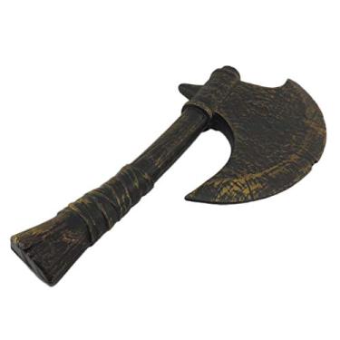 Imagem de Barbarian Medieval Viking Hand Axe Tomahawk Costume Accesory Black
