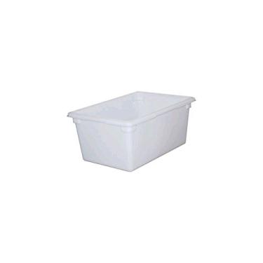 Imagem de Rubbermaid Commercial Products Food Storage Box/Tote for Restaurant/Kitchen/Cafeteria, 3.5 Gallon, Clear (FG330900CLR)