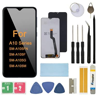 Imagem de Substituição de tela para Samsung Galaxy A10 15.7 cm SM-A105FN, SM-A105F, SM-A105G, SM-A105M Assembly LCD Display Touch Screen Digitalizador com ferramentas adesivas
