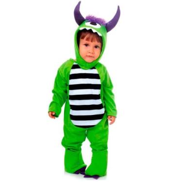 Imagem de Fantasia Monstrinho Bebê Halloween - Sulamericana, Preto, Único 01