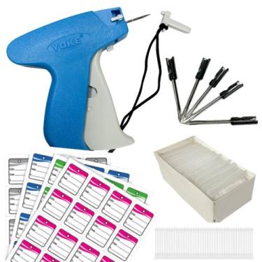 Imagem de Kit Maquina Aplicador De Tag Pin 1000 Etiquetas de Preço Código 5 Agul