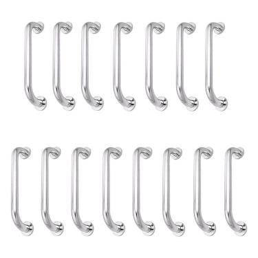 Imagem de Alça De Apoio Inox Kit 15 Unidades Barra 30cm Segurança Suporte Idoso Gestante Criança Box Banheiro