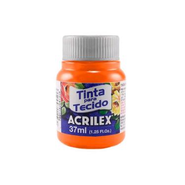 Imagem de Tinta Para Tecido Fosca 37ml Acrilex Laranja