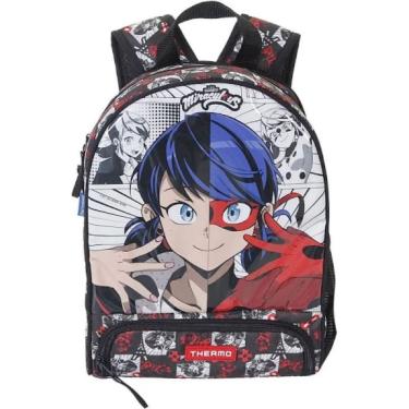 Imagem de Mochila De Costas Dermiwill Miraculous Bolso Térmico Preto