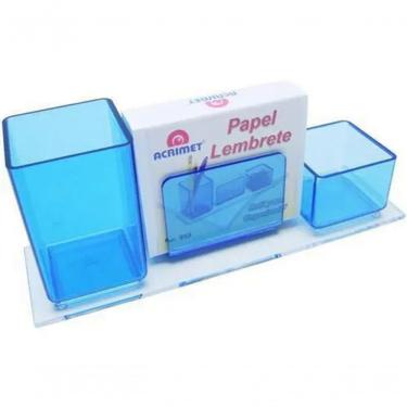 Imagem de Porta Lapis Clips E Lembrete E Papel Bco Acrimet 947 Azul Clear