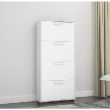 Imagem de Sapateira Organizador Lunna 4 Gavetas - 1,50x65cm Branco