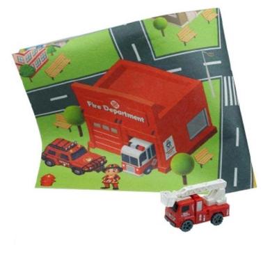Imagem de Tapete Infantil Pista Hot Wheels – Tatame Interativo C/ Carrinho Educativo P/ Quarto E Brincadeiras!