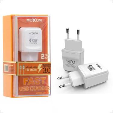Imagem de Carregador Adaptador Rápido Tomada De Parede Universal Dupla Porta Usb
