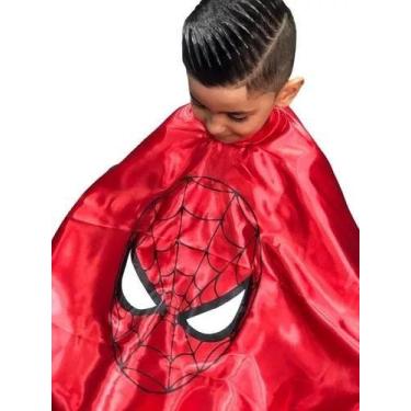 Imagem de Capa De Corte Para Cabeleireiro E Barbeiro Infantil Heroes. - GE  HAIR