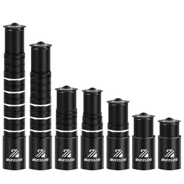Imagem de BUCKLOS Extensor De Mesa Bicicleta Mtb, Garfo 1-1/8" 28,6 Mm, Adaptador Guidão Alumínio Para Mountain Bike, Bmx Estrada