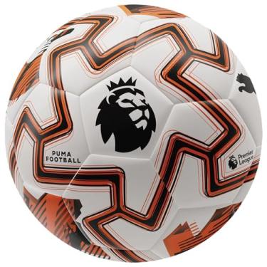 Imagem de PUMA Bola de futebol unissex Orbita Match Premier League (qualidade FIFA), branco-calor fogo preto AH25, 5