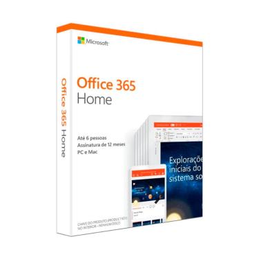 Imagem de Microsoft 365 Home 2019 - Licença Anual para 6 usuários + 1 TB One Drive por usuário - 6GQ-00952