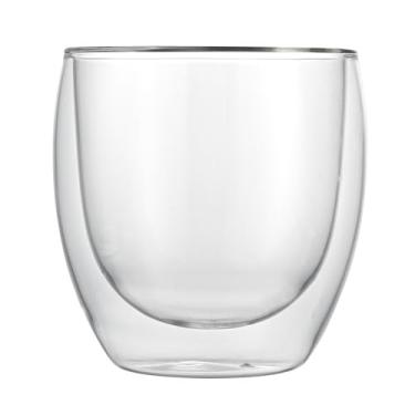 Imagem de Restaurantware - Forma Professional 250 ml Copos de Café de Parede Dupla, 2 Copos de Latte Isolados - Laváveis, Reutilizáveis, Copos de Vidro Transparente, Congeláveis, Para Bebidas Quentes ou Frias