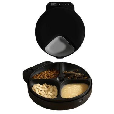 Imagem de Comedouro Automático Gato Cachorro Programável Ração Pet - TATUDEBOA, 