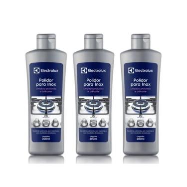Imagem de Kit Polidor para Inox Electrolux 200ml 3 unidades, Não se aplica