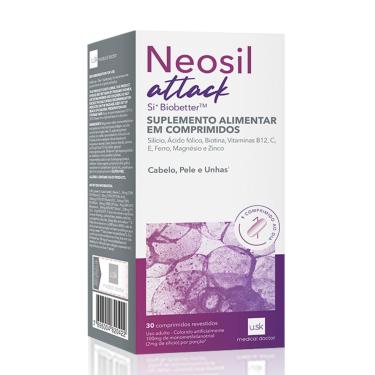 Imagem de Suplemento Alimentar Neosil Attack Para Cabelos, Unhas E Pele 30 Comprimidos