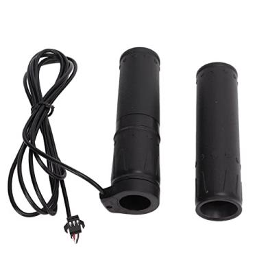 Imagem de Torção do acelerador do acelerador Grip Universal bicicleta elétrica Apertos do punho do acelerador Borracha durável forte Confortável para bicicletas elétricas Scooters Triciclos