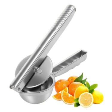 Imagem de Espremedor De Lima Em Aço Inoxidável - Espremedor de Frutas,Extrator Manual Portátil Para Sumos E Cocktails De Romã Lima Laranja