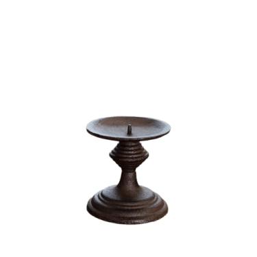 Imagem de Castiçal Vintage Pilar Castiçal Castiçal de Metal Chique Gasto Suporte de Castiçal Suporte de Castiçal Mesa Decorativa Centro de Mesa Decoração de Casa