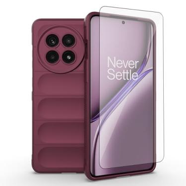 Imagem de Asuwish Capa de telefone para OnePlus 13R 5G/Ace 5/Ace 5 Pro 2025 com protetor de tela de vidro temperado e TPU fino à prova de choque capa de silicone acessórios One+ 13 R R13 Ace5 mulheres homens