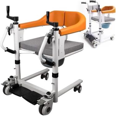 Imagem de Cadeira De Rodas De Transferência De Elevação Eletro-hidráulica - Máquina De Transferência De Elevação Para Paciente Idoso Paralisado à Beira Do Leito - Auxiliar De Elevação Manual Para Enf
