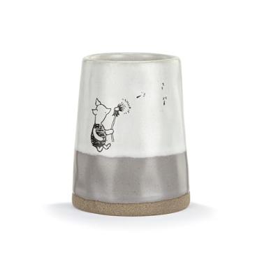 Imagem de DEMDACO Vaso de cerâmica escolhido com amor para flores frescas ou artificiais, 5 x 7,6 cm, gratidão