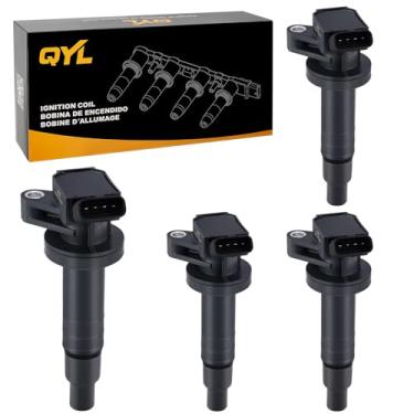 Imagem de Pacote QYL de 4 bobinas de ignição para Prizm Celica Corolla Matrix Mr2 Spyder Vibe #UF247 9091902239 C1249 5C1074