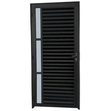 Imagem de Porta De Abrir Palheta Com 3 Visor L.25 oferta - Jr esquadrias preço j