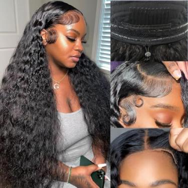 Imagem de snv Perucas Game Changer, sem cola, 33 x 15 cm, cordão invisível, ajuste confortável, skinlike, HD, lace frontal, cabelo humano, densidade 220, nós, minúsculos nós, vívidos, pré cortados, peruca