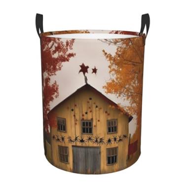 Imagem de Cesta de roupa suja dobrável à prova d 'água cesto de roupas com alças Oxford pano organizador de brinquedos cesta para banheiro, lavanderia, quarto, médio