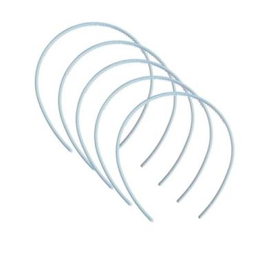 Imagem de 30 Tiaras Arquinho Plástico Branco Unissex Penteado Decorado - Russo A