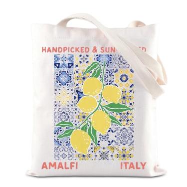 Imagem de Bolsa de ombro Limoncello Limoncello Amalfi Italy Inspire Ideia Presente para amantes de viagens (AmalfiItaly T)