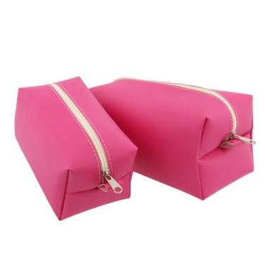 Imagem de Kit 2 Bolsa Necessaire M e G Organizador Viagem Maquiagem Objetos