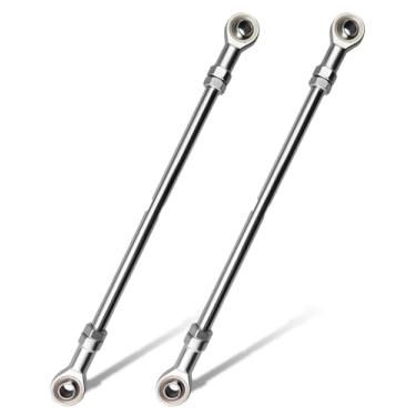 Imagem de AUGREX 2 peças 310 mm-340 mm eixo de direção ajustável junta esférica 10 mm orifício adequado para mini bicicleta ATV Go Kart ciclomotor scooter Quad Off Road coluna de direção suspensão de direção