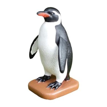 Imagem de Ioensy Estátua de pinguim, porta-chaves, organizador de mesa, escultura colecionável, estatueta de animal para chaveiro, fazenda, natal, festa de quarto