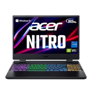 Imagem de acer Laptop para jogos Nitro 5 AN515-58,15.6 cm QHD 165 Hz, Intel Core i7-12700H, 14 Core 2.3 Ghz, GeForce RTX 3070Ti, 16GB DDR4 1TB SSD, Windows 11 Home, Wi-Fi 6, TWE Mouse Pad