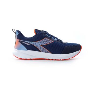 Imagem de Tênis Diadora Trevi, Masculino, Marinho/Azul/Laranja Neon; 39