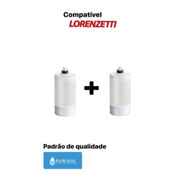 Imagem de Kit Com 2 Refil Vela Filtro Lorenzetti Acquabella / Vitalle