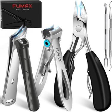 Imagem de Conjunto 5 em 1 de cortadores de unhas FUMAX para idosos