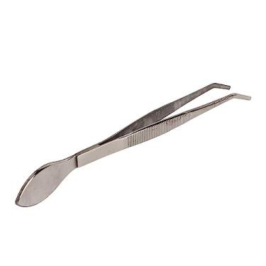 Imagem de Ymiko Tweezers de Bonsai Curved Tipa Aço Inoxidável Profissional Em Vasos de Plantas Com Espátula para Cuidados Com Os Bonsai e Manutenção do