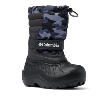 Imagem de Columbia Bota de caminhada infantil unissex Powderbug Snowlite, Shark/Black Urban Camo, 22