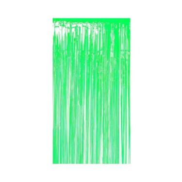Imagem de Cortina Painel para Festa 1m x 2m - PartiuFesta, Verde Neon