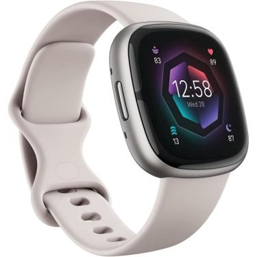 Imagem de Smartwatch Fitbit Sense 2 Advanced Health ECG SpO2 GPS branco
