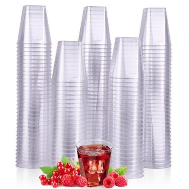 Imagem de Óculos de tiro JOLLY CHEF 60ml de plástico transparente descartáveis, 
