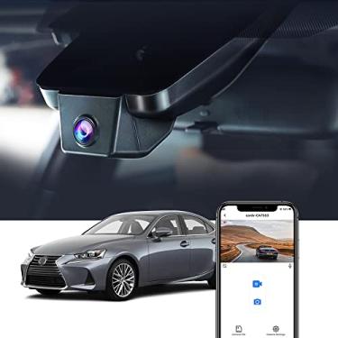 Imagem de Fitcamx 4K Dash Câmera Compatível com Lexus IS 2017-2025 IS350 IS300 AWD IS200t F Sport, OEM Estilo, 2160P UHD Vídeo, Wi-Fi & APP, Gravação Loop, G-Sensor, Plug & Play, 64GB Cartão