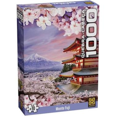Imagem de Quebra-Cabeça - 1000 Peças - Monte Fuji - Grow - 4921